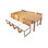 Venice 9 - Piece Solid Wood Dining Set