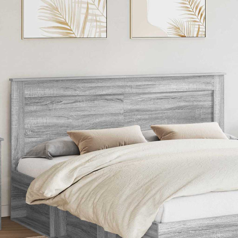 Headboard, King, Grey Sonoma