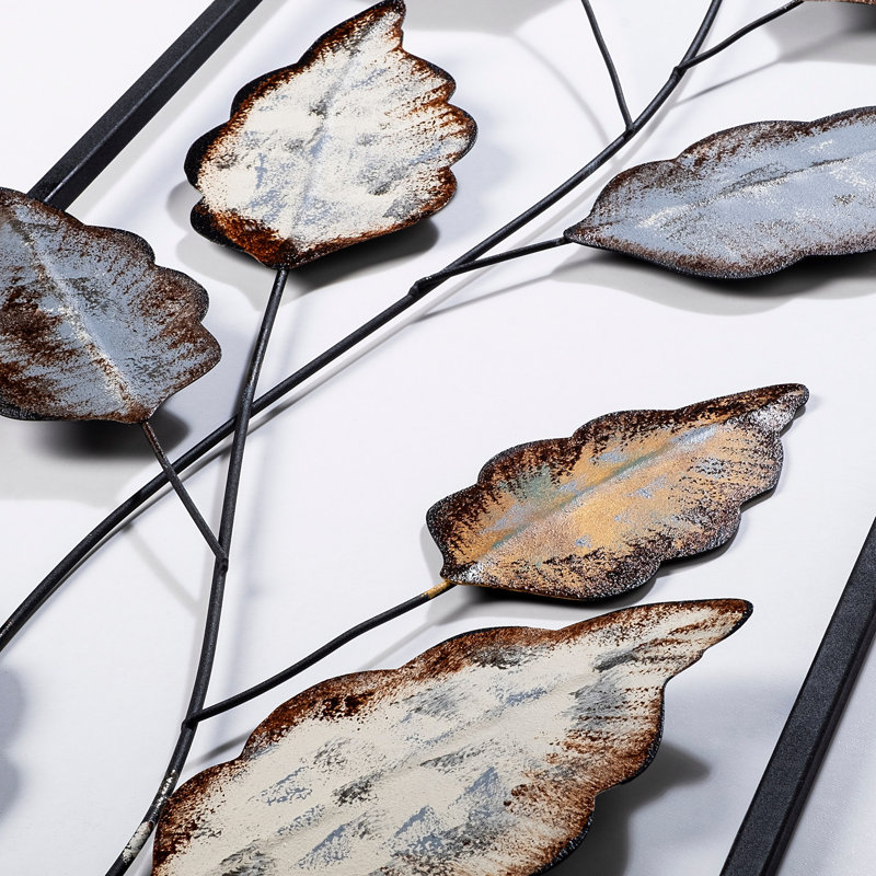 Handmade Decorative Metal Wall Accessory, 12.6 x 35.4 inches | 100% Metal, Thickness: 0.06 inches | Unique Hand-Painted Design, Perfect for Home Decor | Versatile Wall Hanging with Distinctive Color Variations