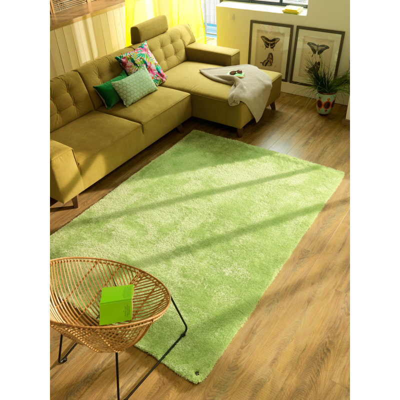 Soft Solid Colour Hand Woven Area Rug, Rectangle 190 x 290cm