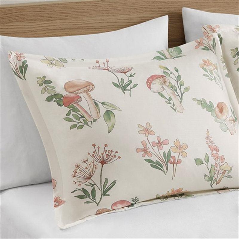Mushroom Garden Comforter Set, Full/Queen