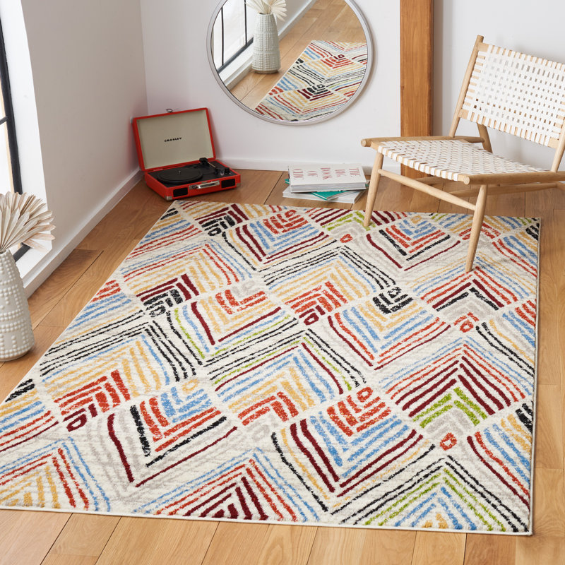 Adgie Performance Southwestern Rug, Rectangle 8' x 10'