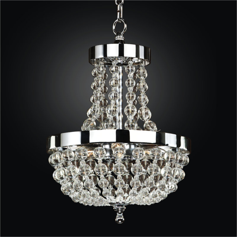 Helland 3 - Light Chrome Unique/Statement Pendant
