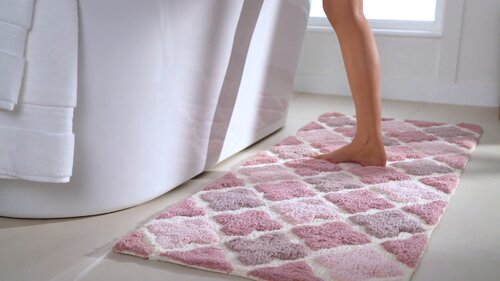 Alcott Hill® Gerow 100% Cotton Bath Rug with Non-Slip Backing