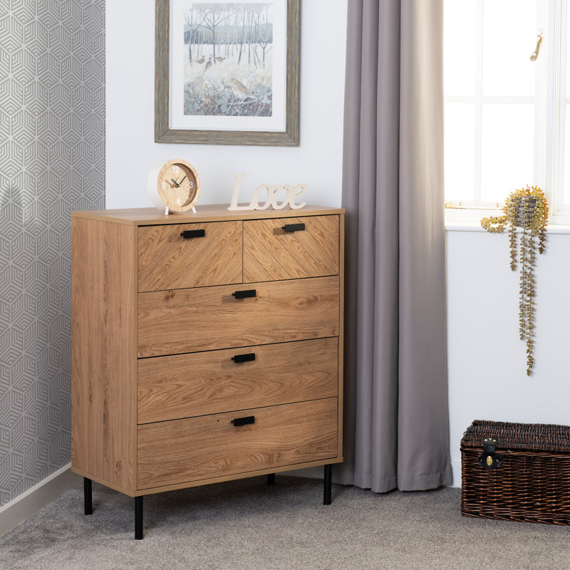 Nathainel - Two Over Three Drawer Chest