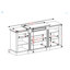Console multimédia avec grande armoire de rangement, meuble télé multimédia moderne, l 65,75 po x P 17 po x H 32,48 po-1858580279-1858580276