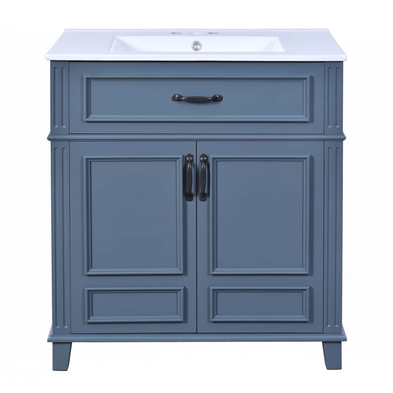 30'' Bathroom Vanity With Ceramic Sink