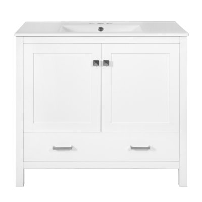 Meuble-lavabo 72 po avec lavabo en céramique
