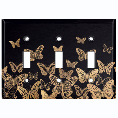 Animals 3 - Gang Toggle Light Switch Standard Wall Plate