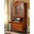 American-style Solid Wood Bookcase-Desk Combo