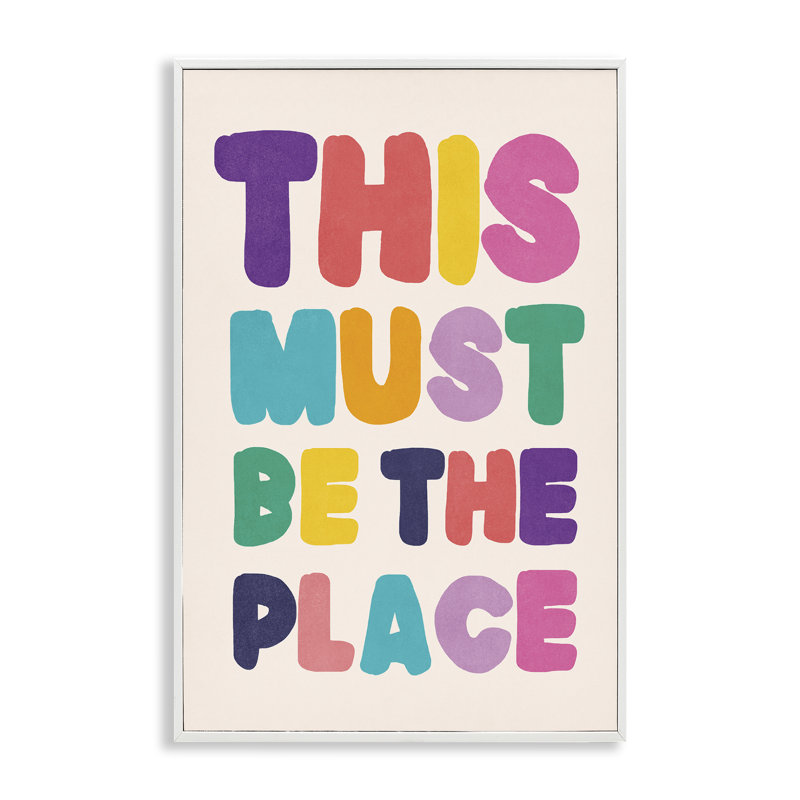 «Must Be The Place», art de la giclée encadrée par Nataly White, H 18 po x l 12 po, Estampe numérique Farmhouse
