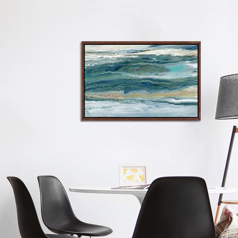 Wind And Water by Carol Robinson - Print on Canvas, 101.6 cm H x 66.04 cm W, Classic Brown Wood Framed