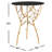 Oxendine Glass Top End Table-562454767