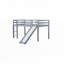 Lit simple mezzanine bas avec glissade-1464101376