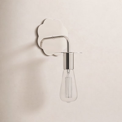 Single Light Dimmable Armed Sconce