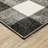 Dashelle Distressed Gingham Plaid Charcoal/Ivory Area Rug-502397499