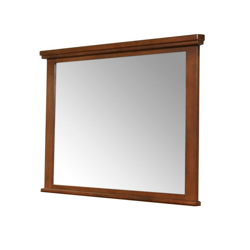 Rectangle Mirror, Brown