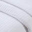 Courtepointe blanche 2 pièces pour lit simple / simple TG - Microfibre avec rembourrage en coton, réversible, crée un espace de chambre paisible dans un motif de corail réversible, et mélange, lavable à la machine-121162265-121162268
