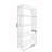 Modern Bookshelf, 5-Shelf Design, Black & Atlantic Pine, 28.3 x 59.1 x 10.2 inches | 100% Melamine Coated Particle Board, 0.7 inches Thick | Sturdy Metal Frame, Stylish & Functional Storage Solution for Home or Office
