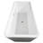 Emily 69'' x 30'' Soaking Acrylic Bathtub-40042361