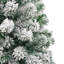 Artificial Hinged Christmas Tree Green and white-868683081