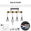 4 - Light Matte Black Lantern Pendant
