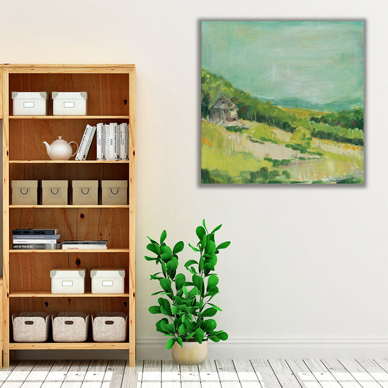Upper Fields - reproduction d'art sur toile, H 20 po x l 20 po