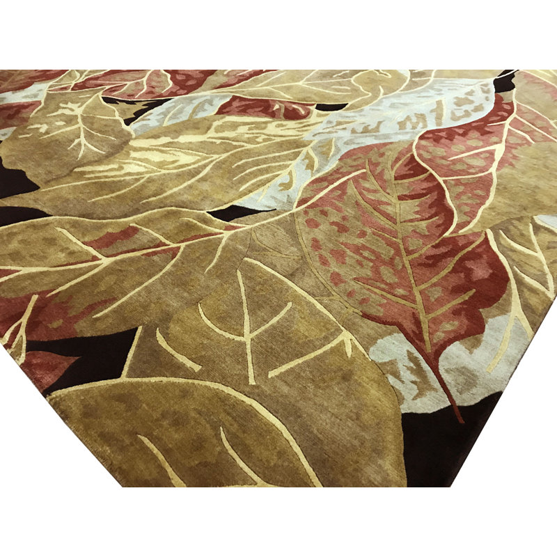 Windsom Wool Floral Area Rug
