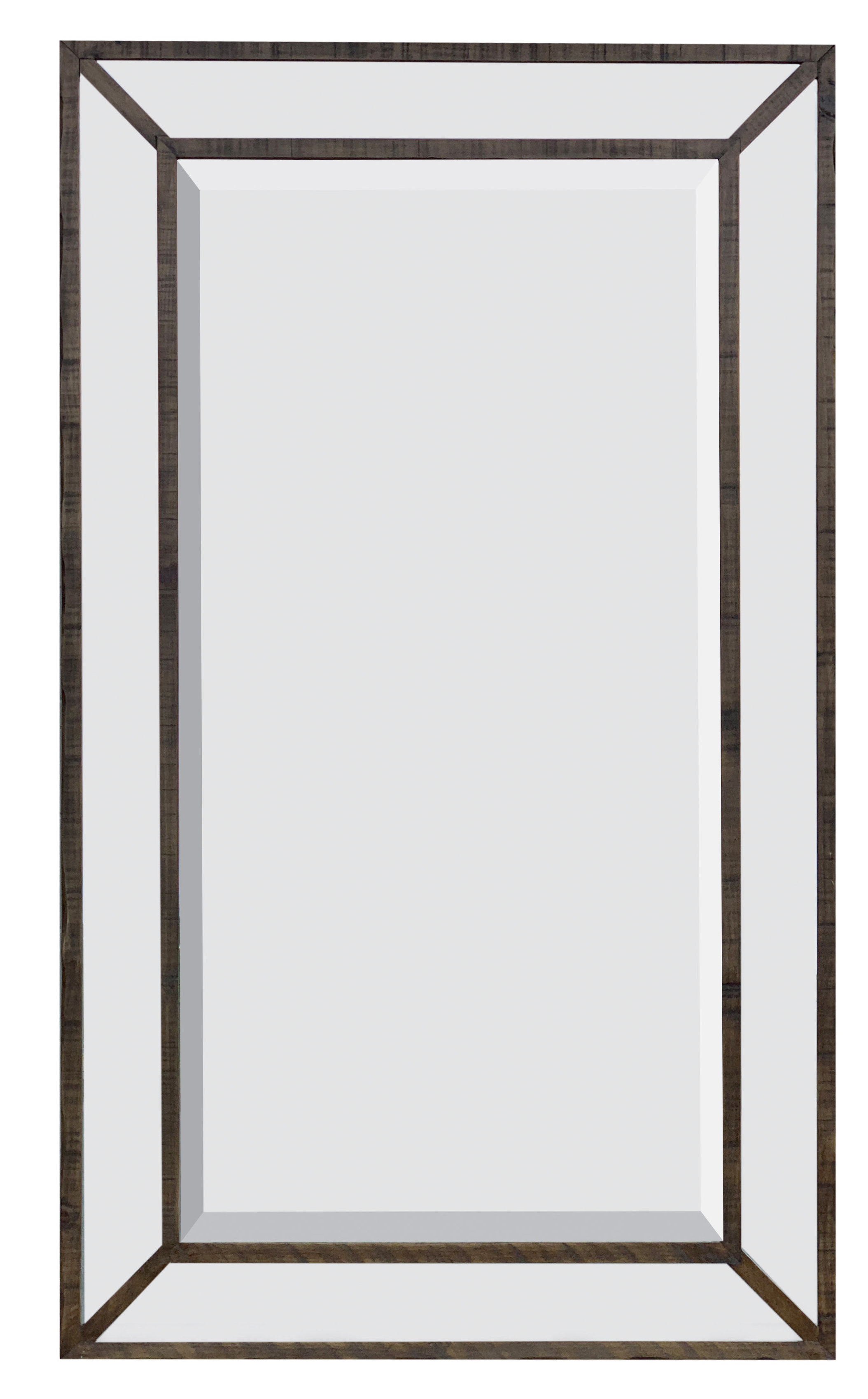 Foundry Select Ashyia Large Urban Woods Leaner Mirror 36X72 Wayfair