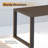 Edith Rectangular Metal Outdoor Dining Table , 52'' in. W 25'' in. D-1479424160
