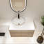 Meuble-lavabo mural 32 po avec tiroir à fermeture en douceur et lavabo en céramique-7355950