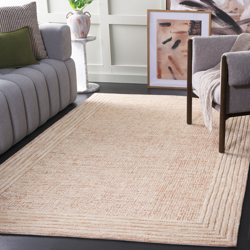 Tapis ivoire / rose Ebony 425, Rectangle de 5 pi x 8 pi
