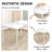 4 - Person Faux Marble Top Four Leg Dining Set-434905221-415357296