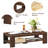 Solid Wood Top End Table