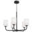 Parkmont Plug & Play 5-Light Chandelier in Transitional and Modern Style-84.14 Inches Tall and 24 Inches Wide-107379004