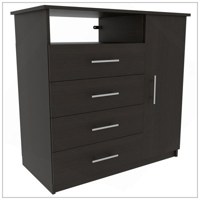 Carolina Four Drawer Dresser Single Door