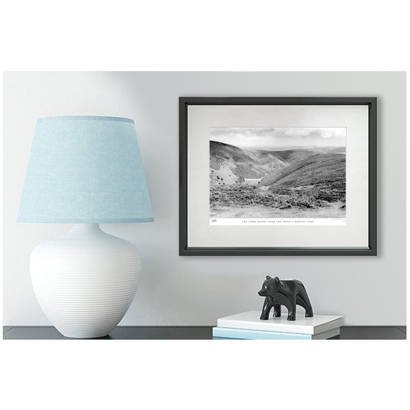 The Long Mynd, Near The Devil's Mouth C1960 - Single Picture Frame Print, 45cm H x 60cm W x 2.3cm D