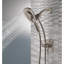 Cabine de douche rectangulaire avec cadre l 60 po x H 74,5 po avec siège, barre à serviettes et base inclus-45441433