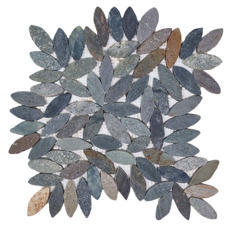 12" x 12" Sea Petal Mosaic Tile
