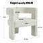 Fauteuil demi-tonneau pour salon 23 po Boucle-1776987191