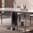 Modern light luxury rectangular table and chair-109670520