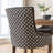 A&a furniture ultra side dining chairs | set of 2 | thickened fabric, solid wood legs | bronze nailhead-497689671-497689528