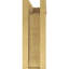 Bois de cèdre brut Sheridan Corbeau Timhane, brun clair apprêté-88291917