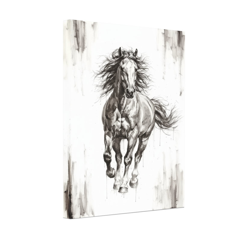 «Animals Courir», reproduction d'art sur toile, H 36 po x l 24 po