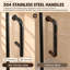 Porte de douche pivotante double sans cadre de 117 à 122 cm de largeur x 183 cm de hauteur, avec ouverture intérieure et extérieure à 180°, charnières à assistance de levage et verre trempé SGCC de 6 mm d'épaisseur.