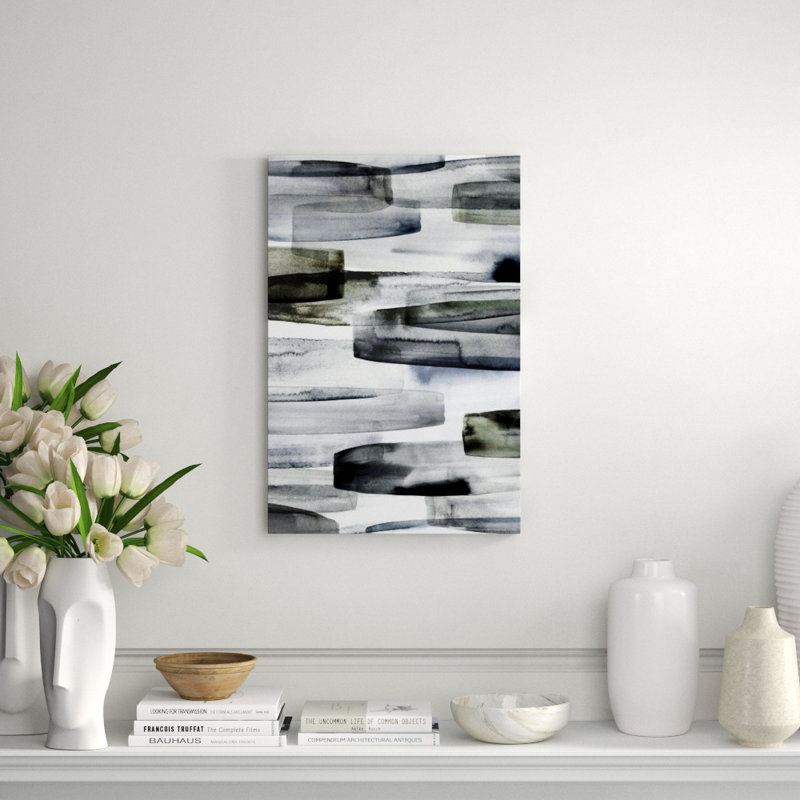 Layered Strokes I Print by Guseul Park, Image Brush Gel, 30" H x 20" W