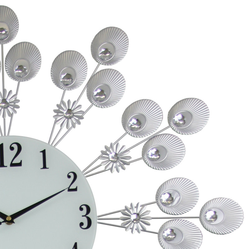 Shanita Oversized Pendulum Wall Clock