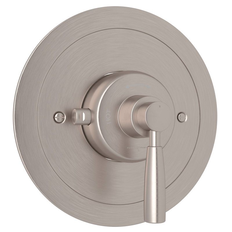 Garniture thermostatique 3/4 "Holborn sans contrôle de volume, Nickel satiné