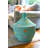 Aqua Teranga Triangles Lidded Storage Basket