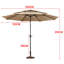 324cm Tilt Market Parasol-312783187